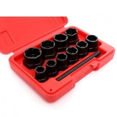 Bolt extractor socket set 10pcs 4