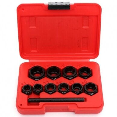 Bolt extractor socket set 10pcs (9-19mm)