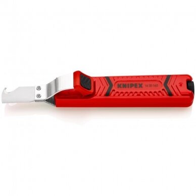 Cable knife with hook blade 165mm, KNIPEX 2