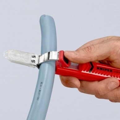 Cable knife with hook blade 165mm, KNIPEX 10