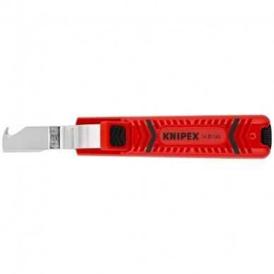 Cable knife with hook blade 165mm, KNIPEX