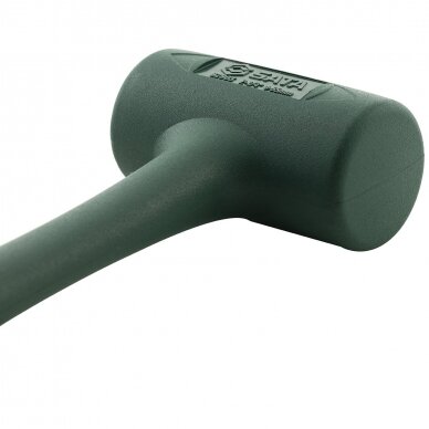 Rubber mallet with schock absorbing head 4