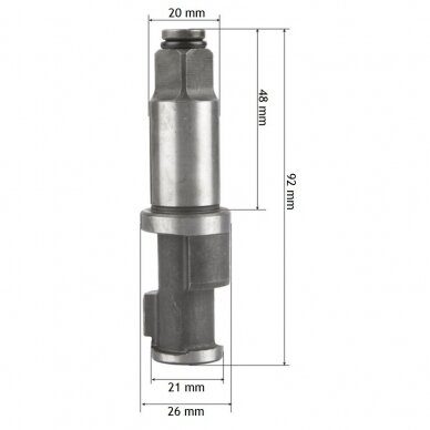 Pneumatinio veržliasukio 1/2" AT241 anvil Nr. 9. Atsarginė dalis. 2