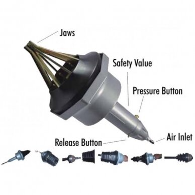 Air powered cv boots installation tool 2