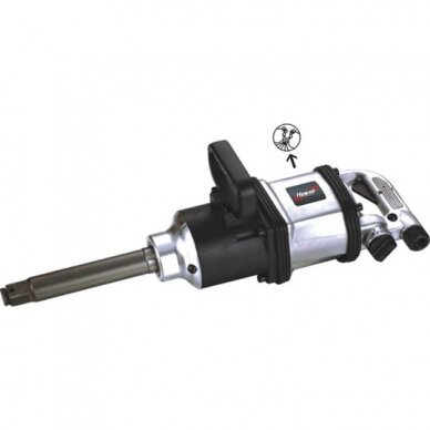 1" H.D. Extended anvil air impact wrench (Pinless hammer)