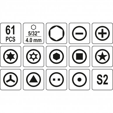 Precision bit set 61pcs 5