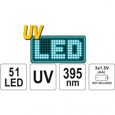 UV 51 LED and glasses set 4