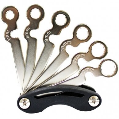 Brake pipe spanner set 6pcs