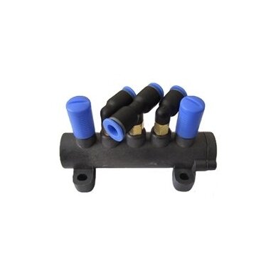 Tyre changer complete 5-way valve [t-union]. Spare part