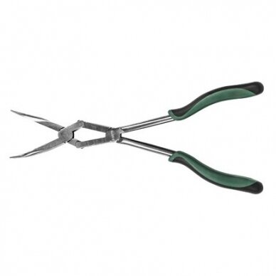 Long 45° bent nose pliers 340mm