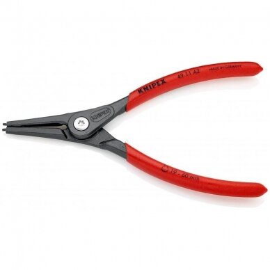 Precision circlip pliers. External 180mm (Ø19-60mm) KNIPEX 3