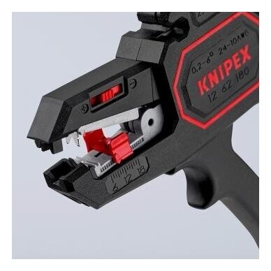 Self adjusting insulation stripper 180mm (0.2-6mm²) KNIPEX 3