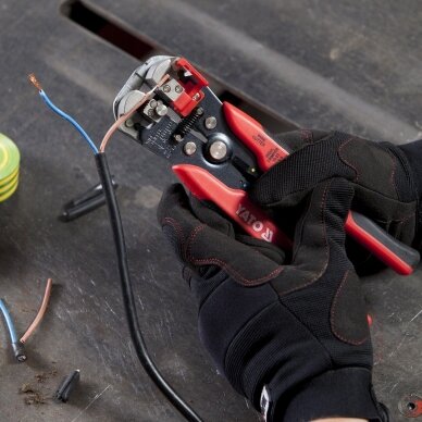 Universal wire stripper and ratchet crimping pliers 3