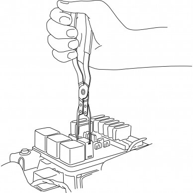 Replės relei nuimti 220mm 2