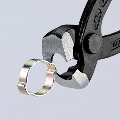 Ear clamp pliers with side jaw 220mm 4