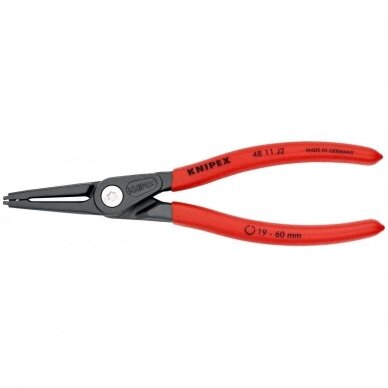 Precision circlip pliers. Internal 180mm (Ø19-60mm) KNIPEX