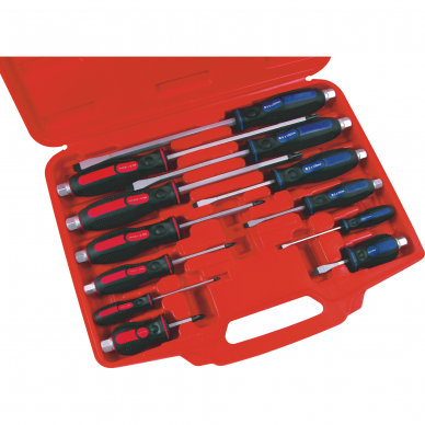 Impact screwdriver set 12pcs.