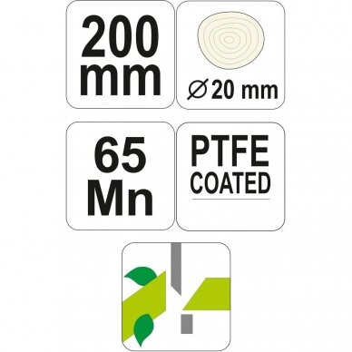 Sodo žirklės - sekatorius 200mm PTFE 3