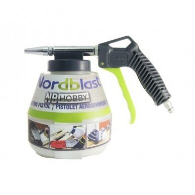 Sodablasting gun with cup 1.2l