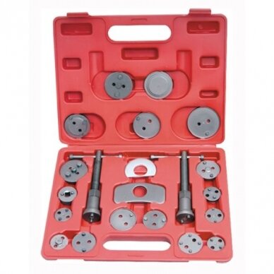 Brake piston wind-back tool set 21 pcs.