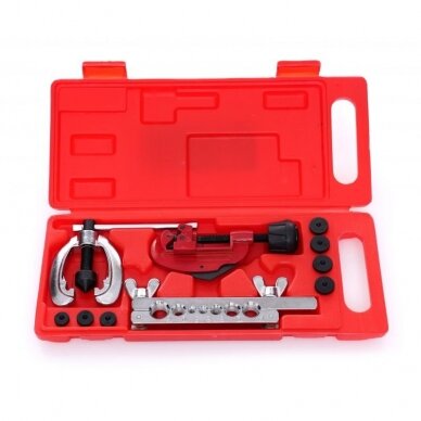 Brake pipe flaring tool kit for 5 - 16mm