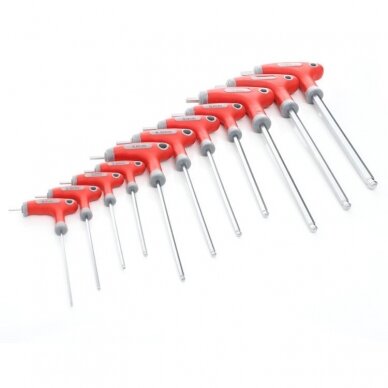 T-Handle ball point hex key set 11pcs (2-10mm) 2