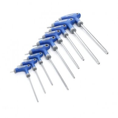 'T' tipo.rak.rink.(9vnt) (torx)  T10-T50 2