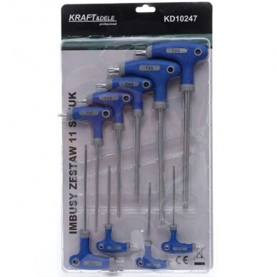 T-type TORX wrenches set 9pcs (T10-T50) 5