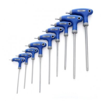 T-type TORX wrenches set 9pcs (T10-T50)