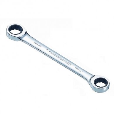 Double box ratcheting wrench