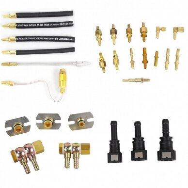 Fuel system, nozzle cleaning/testing set. (35pcs), A1030 2