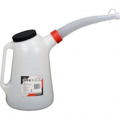 Oil jug 5l with long flexible neck 2