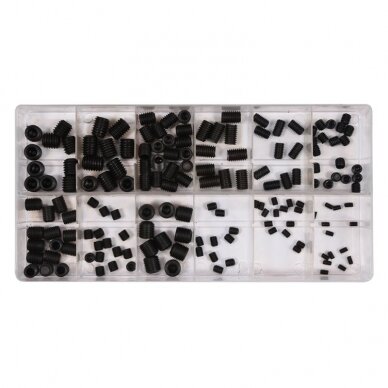 Socket head screw set HEX 160pcs