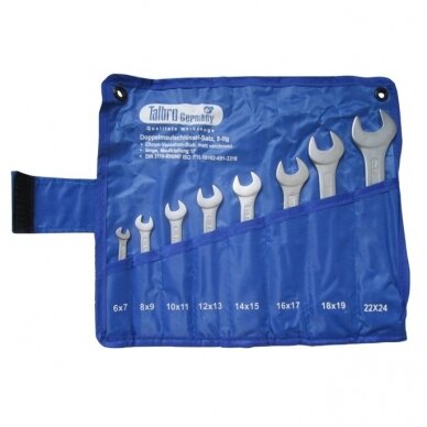 Open end wrenches No.5 set 8pcs. (6-24)