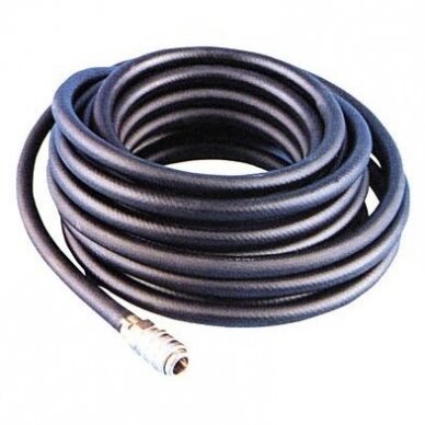 Rubber air hose with quick couplers